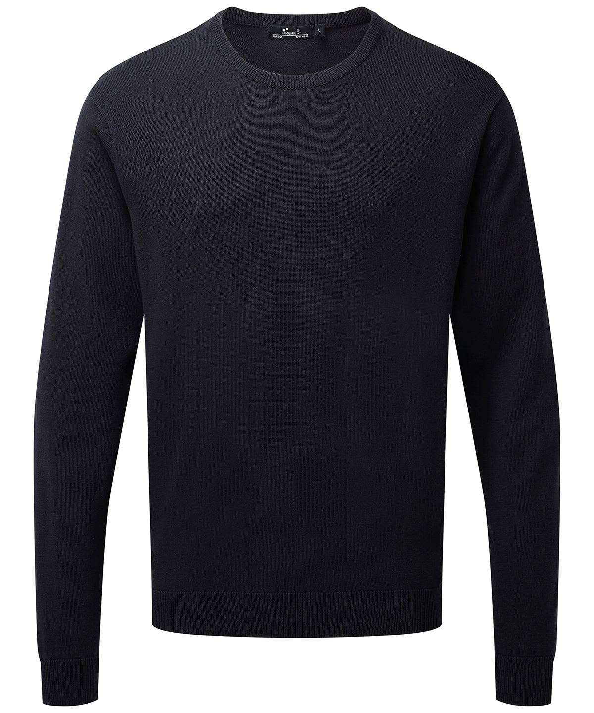 Premier Crew Neck Cotton-rich Knitted Sweater