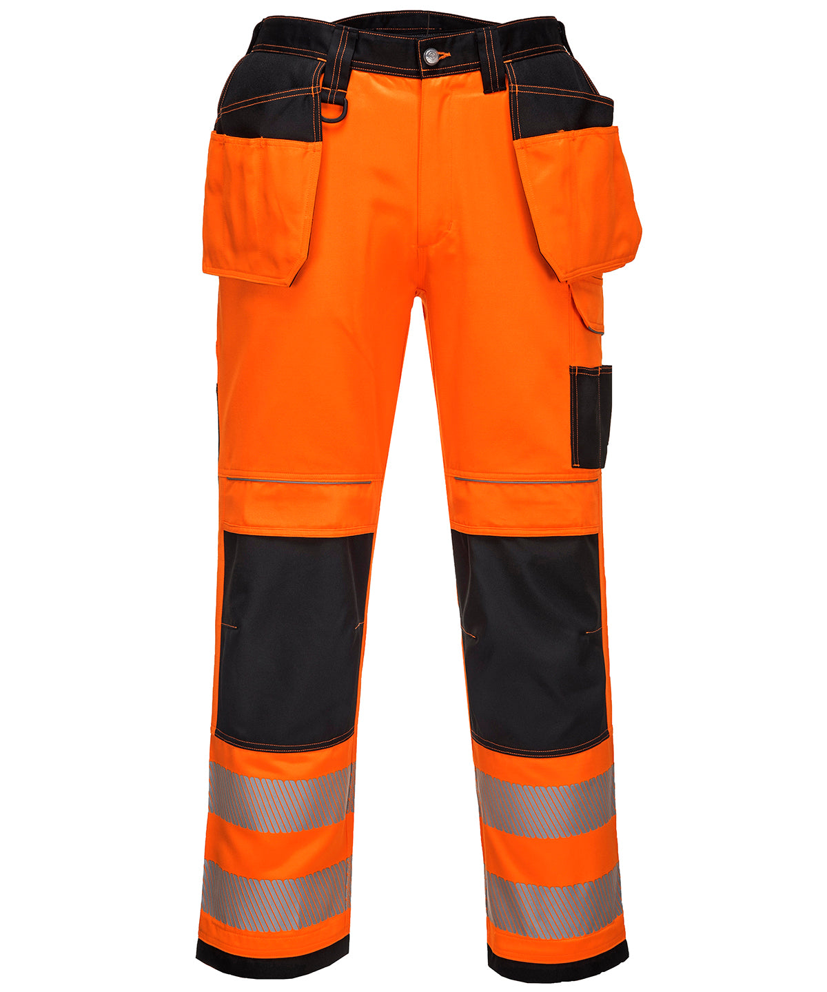 Portwest PW3 Hi-vis Holster Work Trousers (T501) Regular Fit