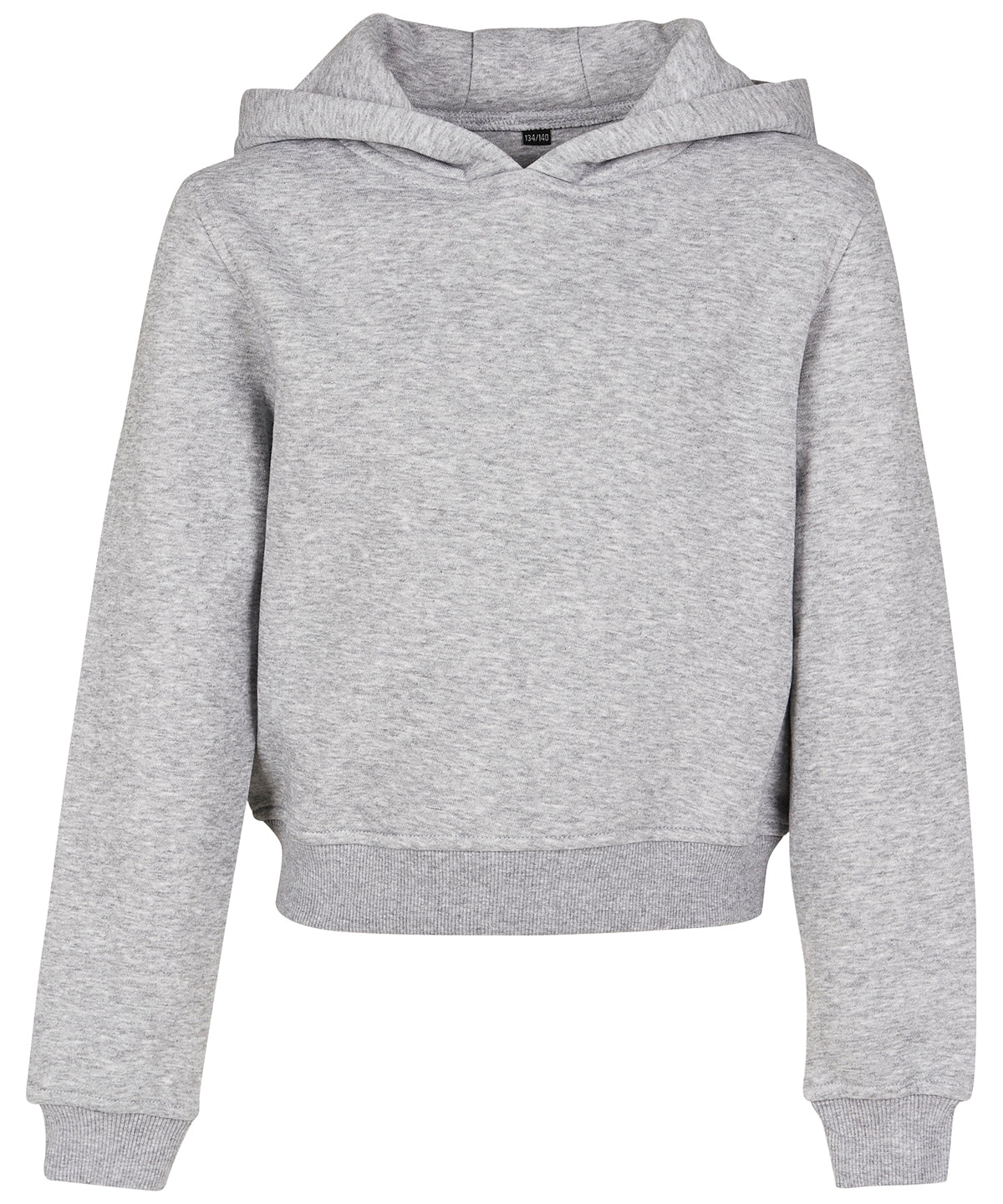 Build Your Brand Girls Cropped Sweat Hoodie