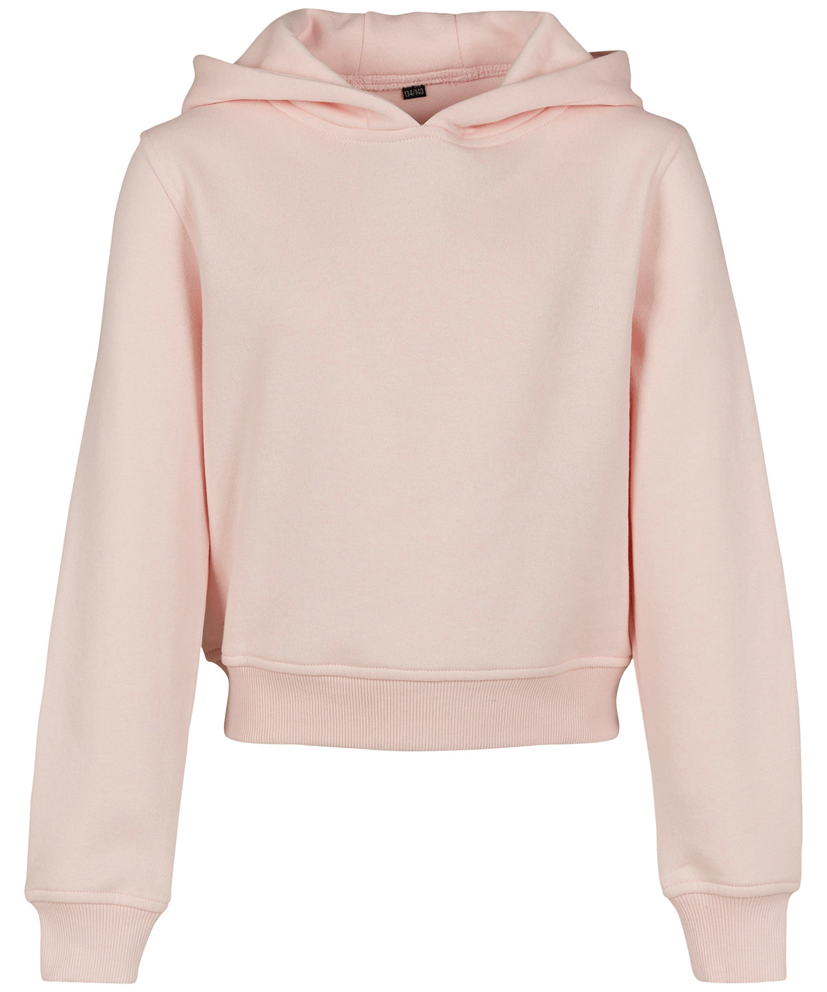 Build Your Brand Girls Cropped Sweat Hoodie