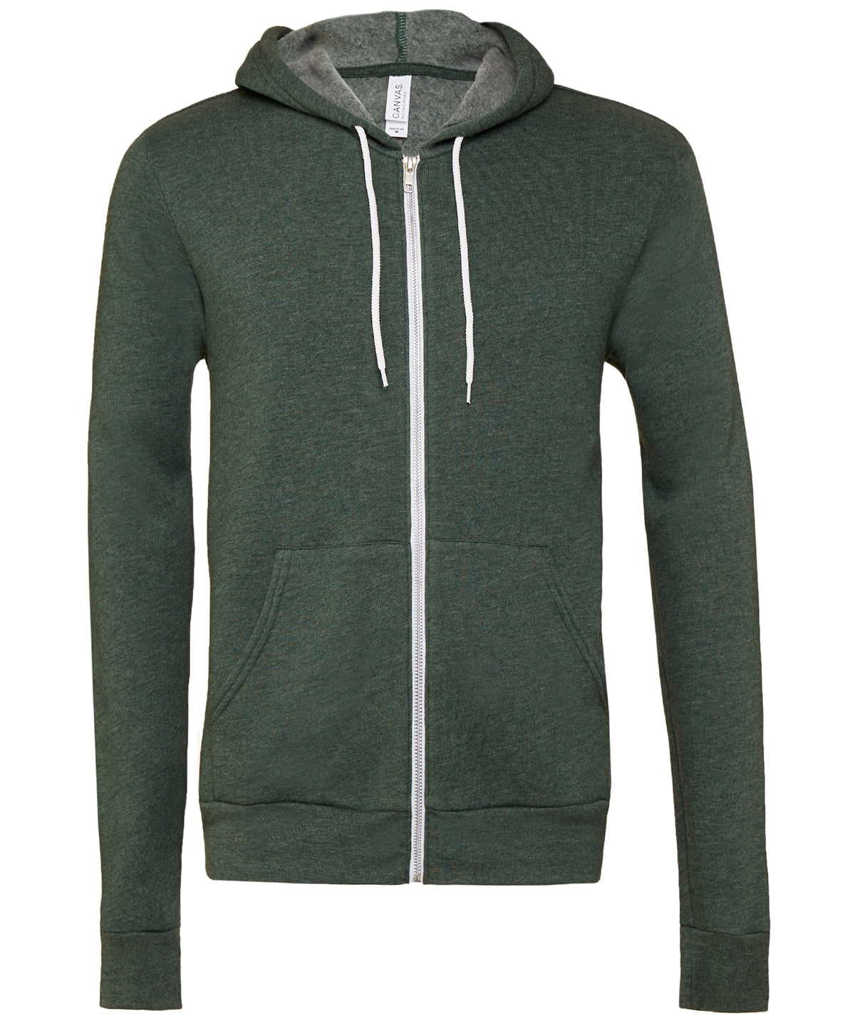 Bella Canvas Unisex Polycotton Fleece Full-zip Hoodie