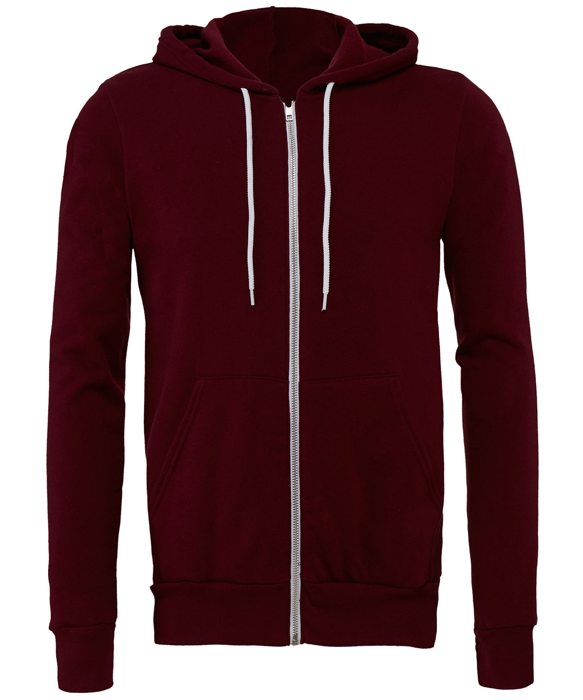 Bella Canvas Unisex Polycotton Fleece Full-zip Hoodie