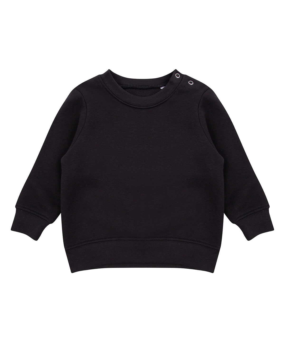 Larkwood Crew Neck Sweatshirt With Shoulder Poppers