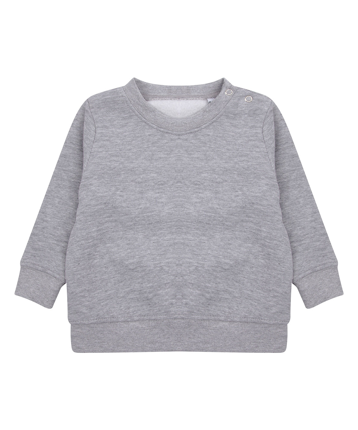 Larkwood Crew Neck Sweatshirt With Shoulder Poppers