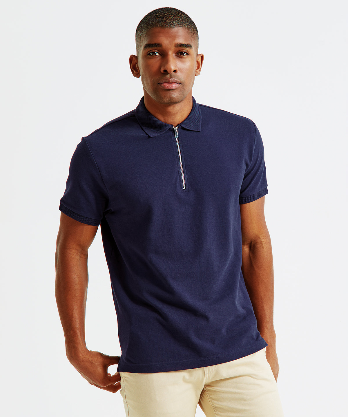 Asquith & Fox Men's Zip Polo