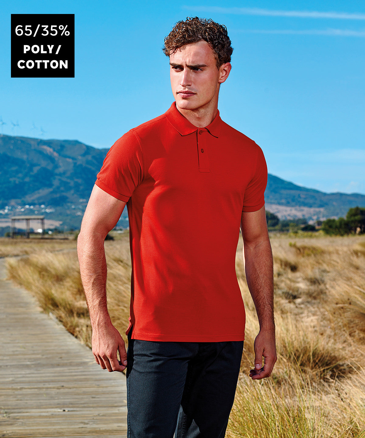 Asquith & Fox Men’s Polycotton Blend Polo