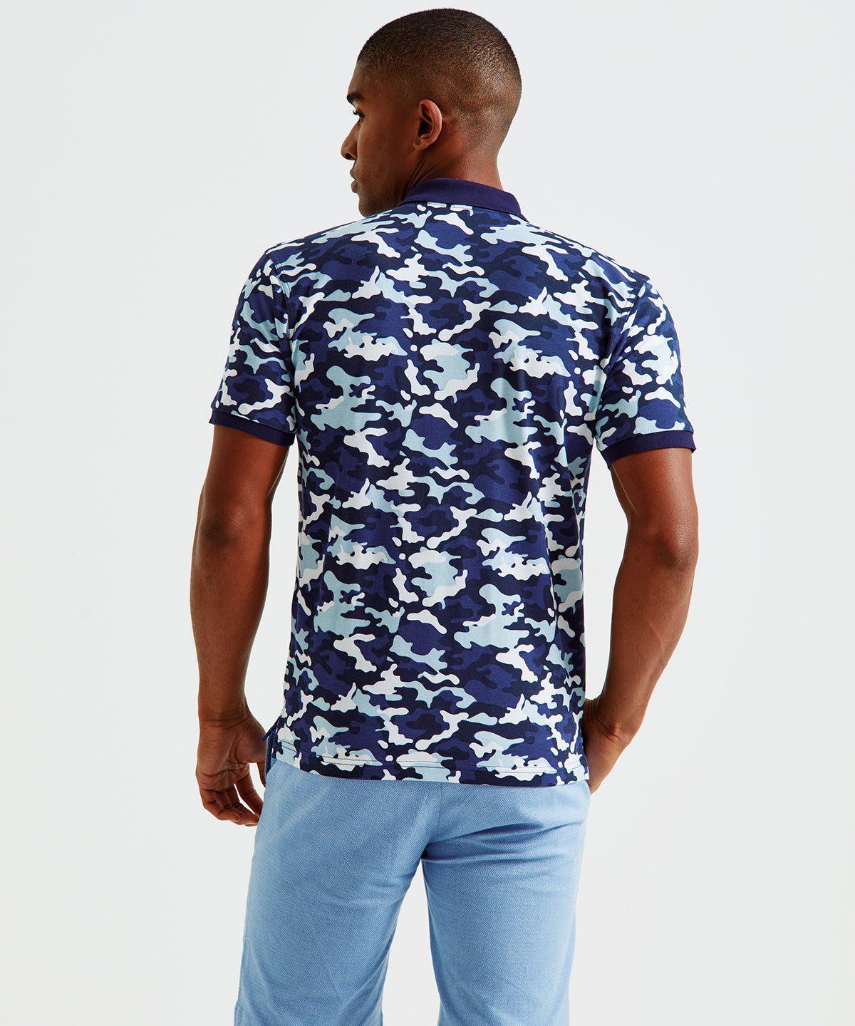 Asquith & Fox Men's Camo Piqué Polo