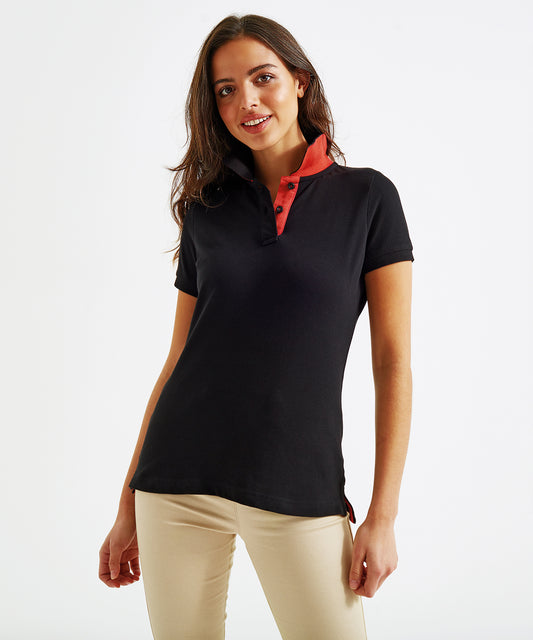 Asquith & Fox Women's Contrast Polo