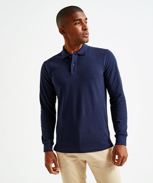 Asquith & Fox Men's Classic Fit Long Sleeved Polo