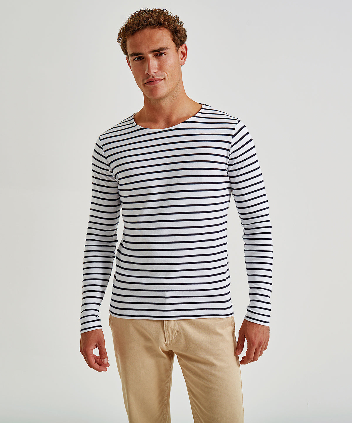 Asquith & Fox Men's Marinière Coastal Long Sleeve Tee