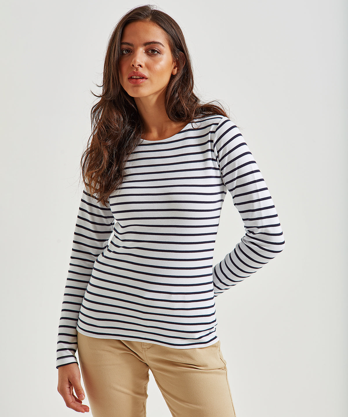 Asquith & Fox Women's Marinière Coastal Long Sleeve Tee