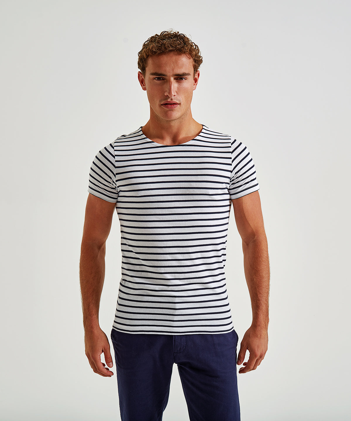 Asquith & Fox Men's Marinière Coastal Short Sleeve Tee