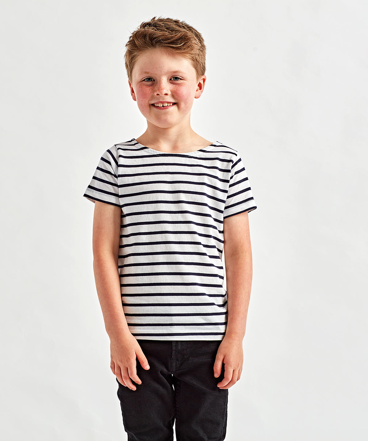 Asquith & Fox Kids Marinière Coastal Short Sleeve Tee