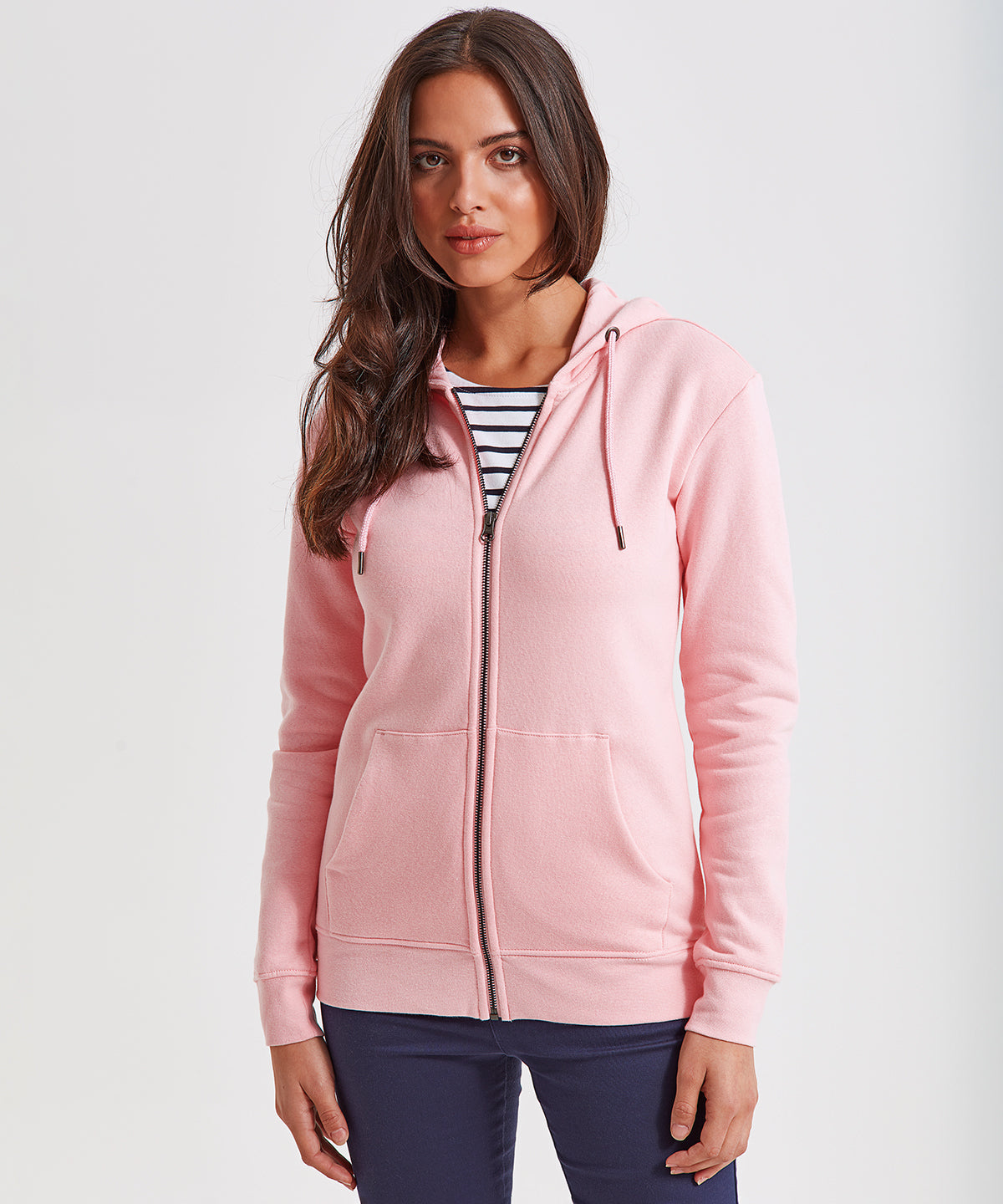 Asquith & Fox Women's Zip-through Organic Hoodie