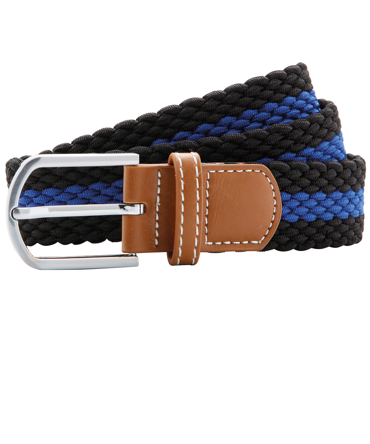 Asquith & Fox Two-colour Stripe Braid Stretch Belt