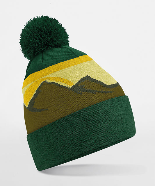 Beechfield Mountain Peaks Pom Pom Beanie