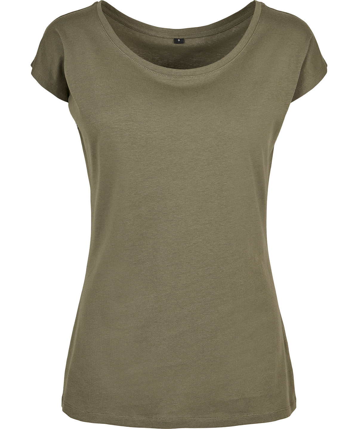 Build Your Brand Basic Women's Wide Neck Tee