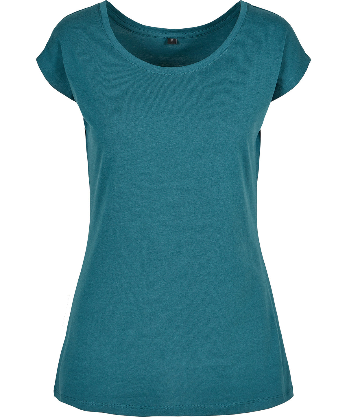 Build Your Brand Basic Women's Wide Neck Tee