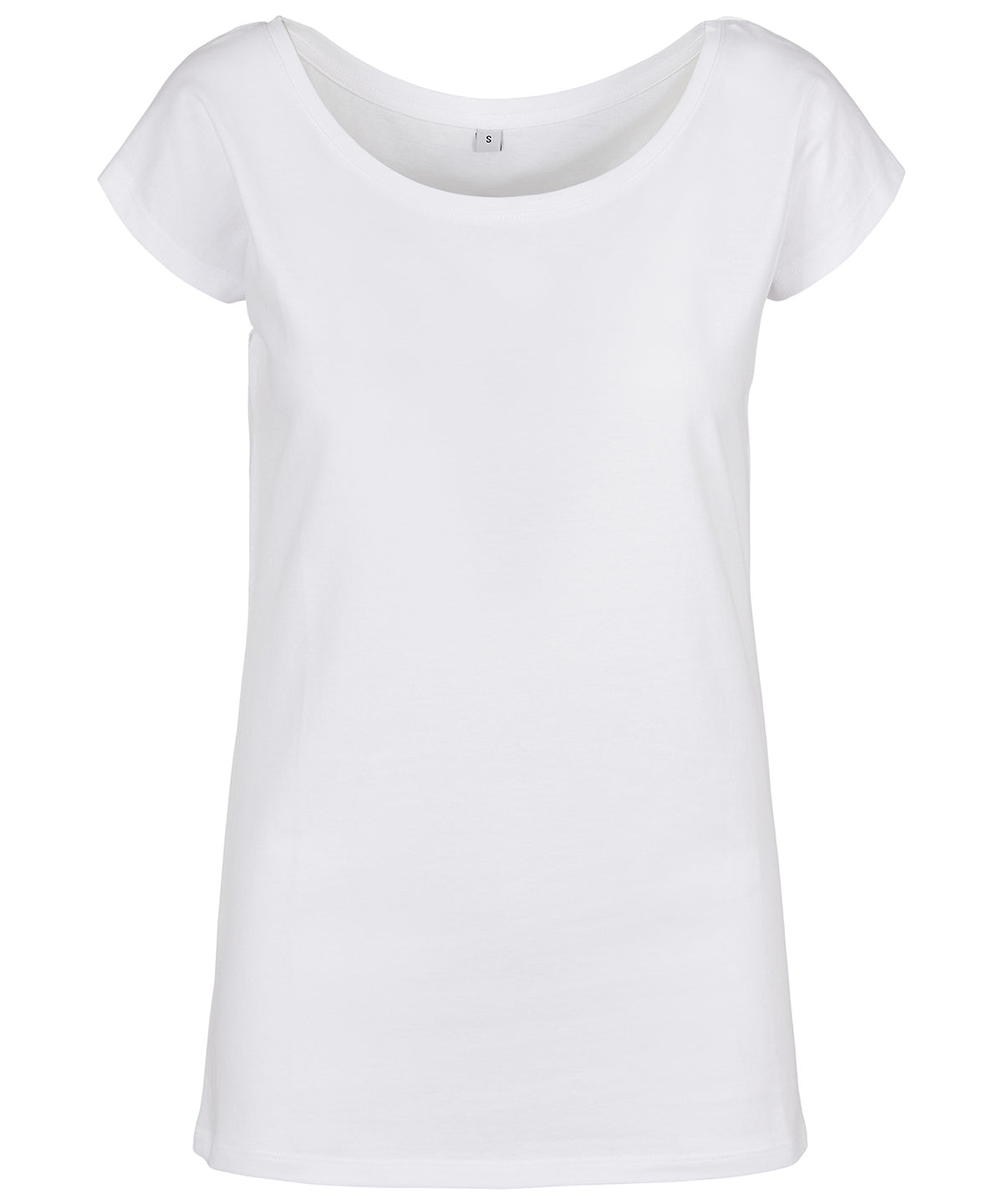 Build Your Brand Basic Women's Wide Neck Tee