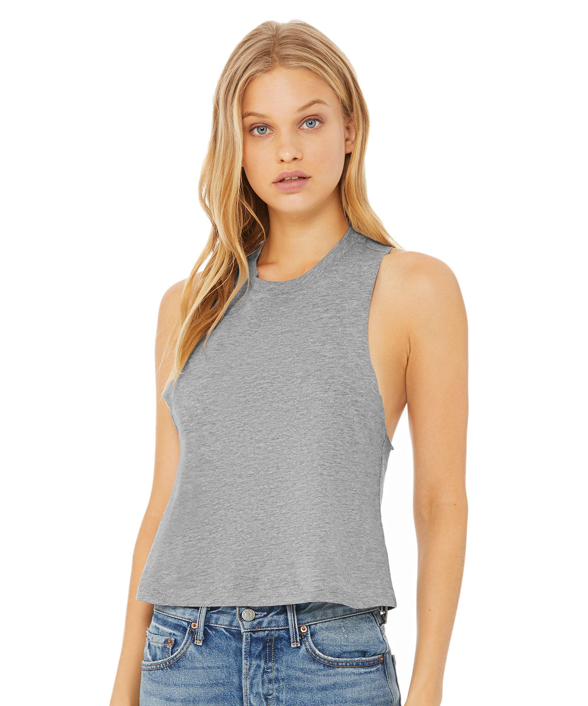 Bella Canvas Women's Racerback Cropped Tank