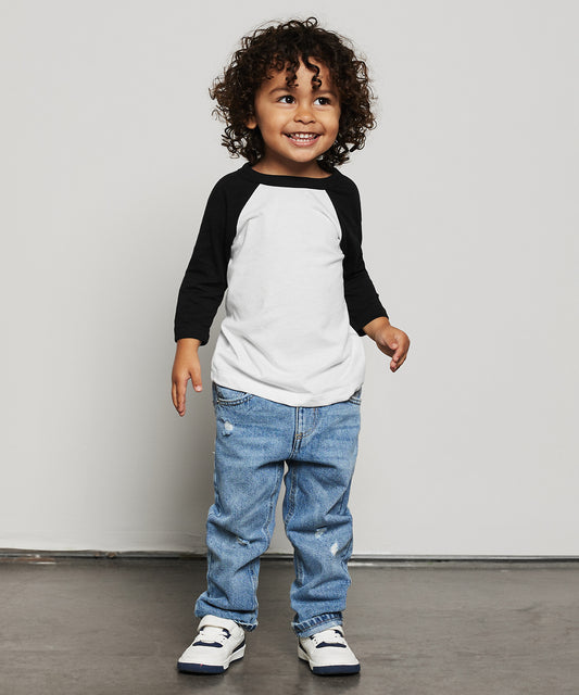 Bella Canvas Toddler ¾ Sleeve Baseball Tee