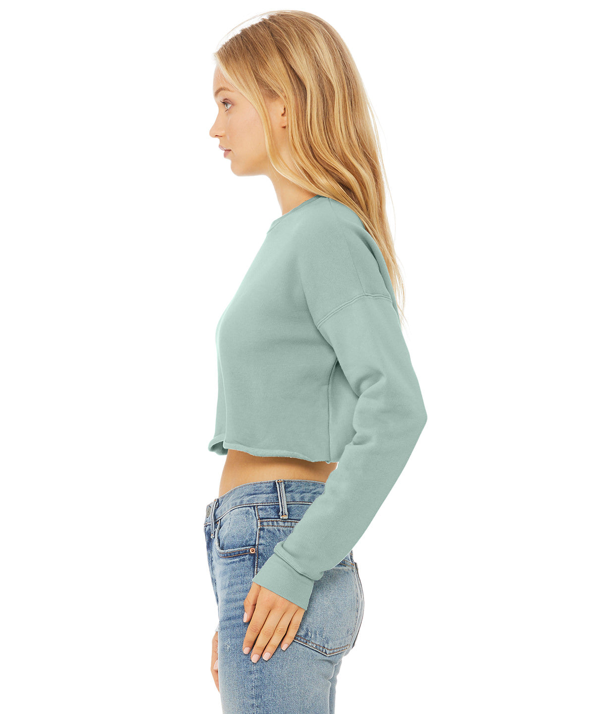 Bella Canvas Women's Cropped Crew Fleece