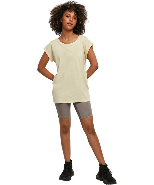 Build Your Brand Women's Extended Shoulder Tee