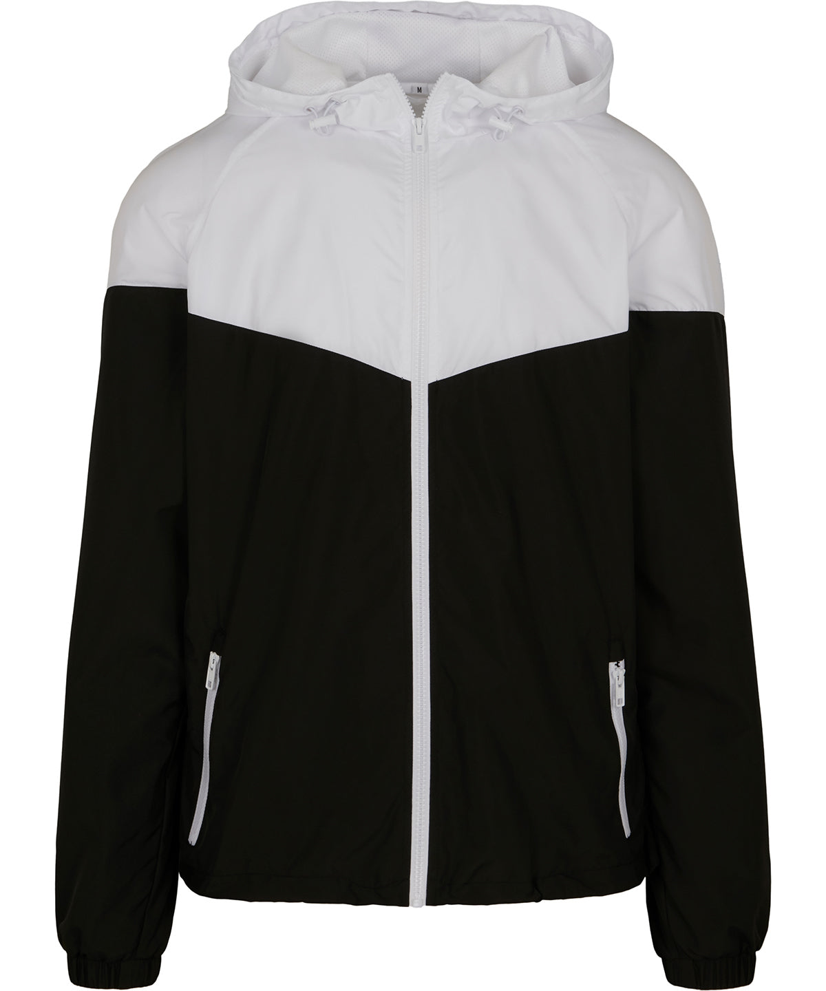 Build Your Brand Two-tone Tech Windrunner Jacket