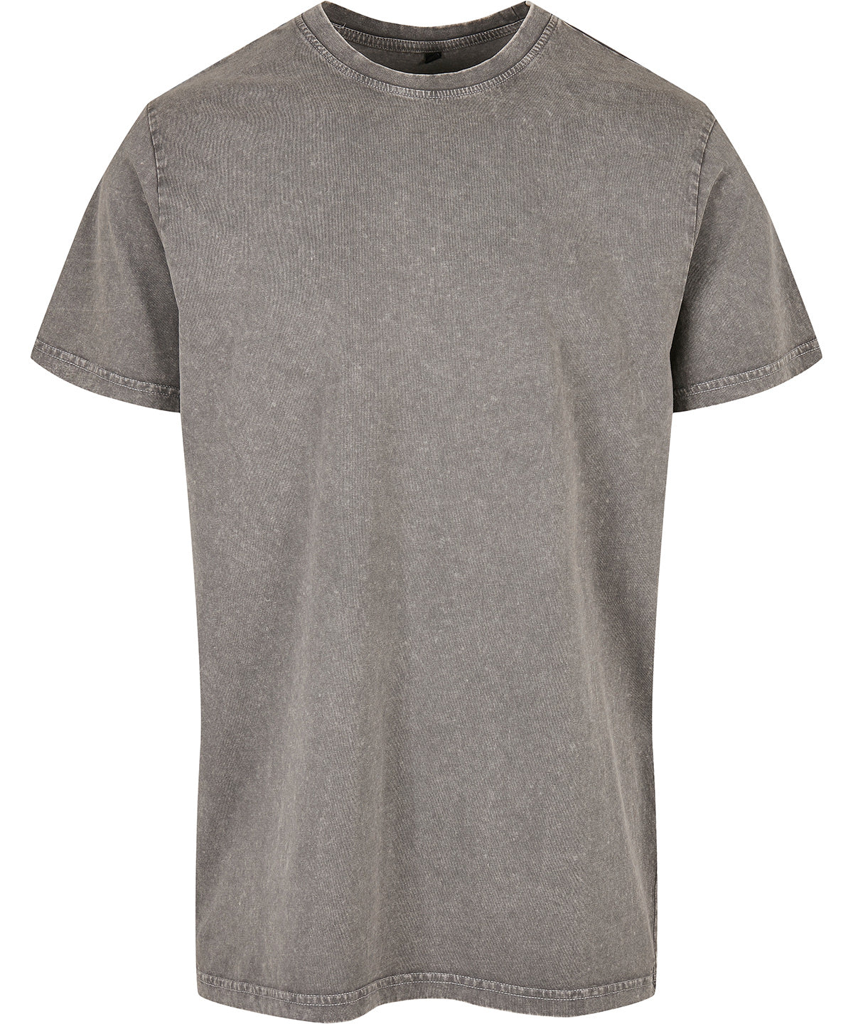 Build Your Brand Acid Washed Round Neck Tee