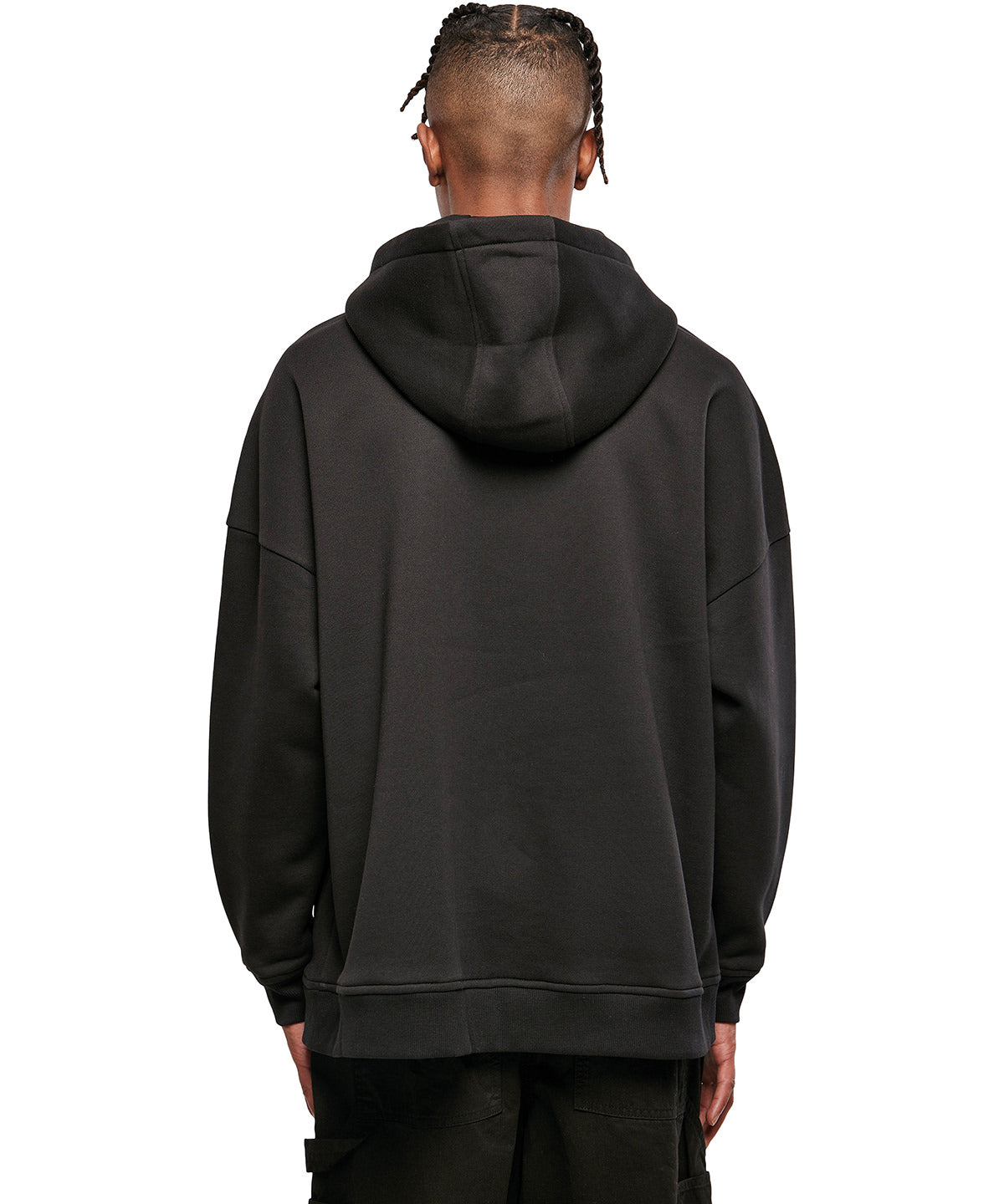 Build Your Brand Oversized Cut-on Sleeve Hoodie