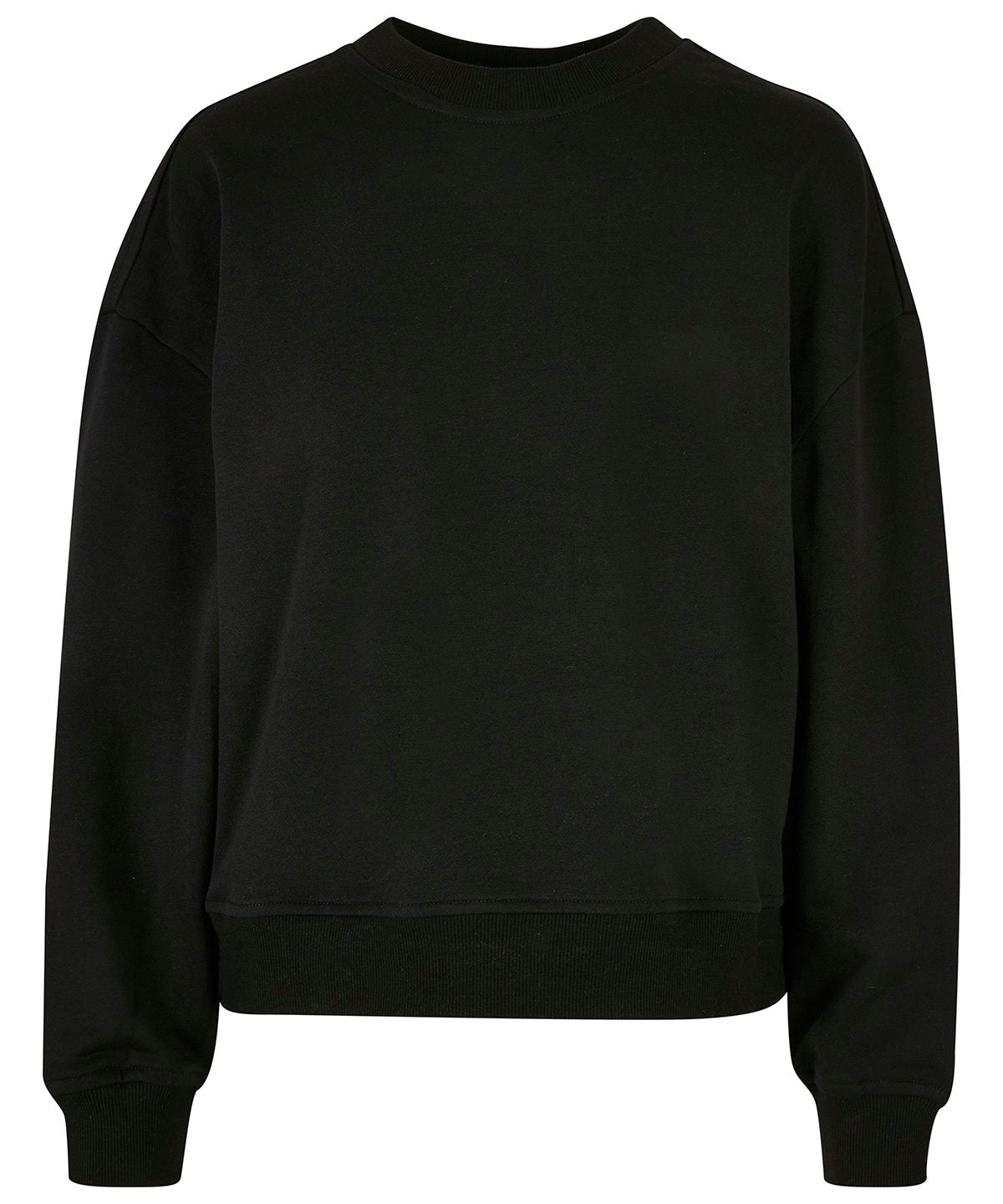 Build Your Brand Women’s Oversized Crew Neck Sweatshirt