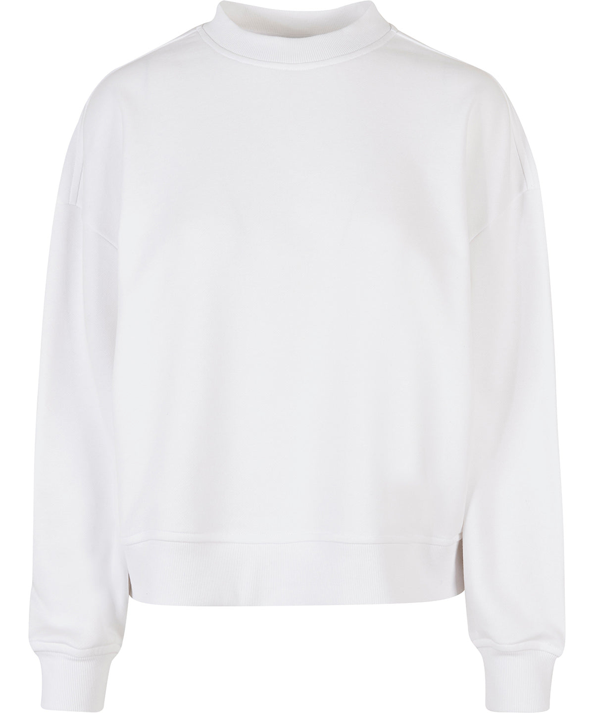 Build Your Brand Women’s Oversized Crew Neck Sweatshirt