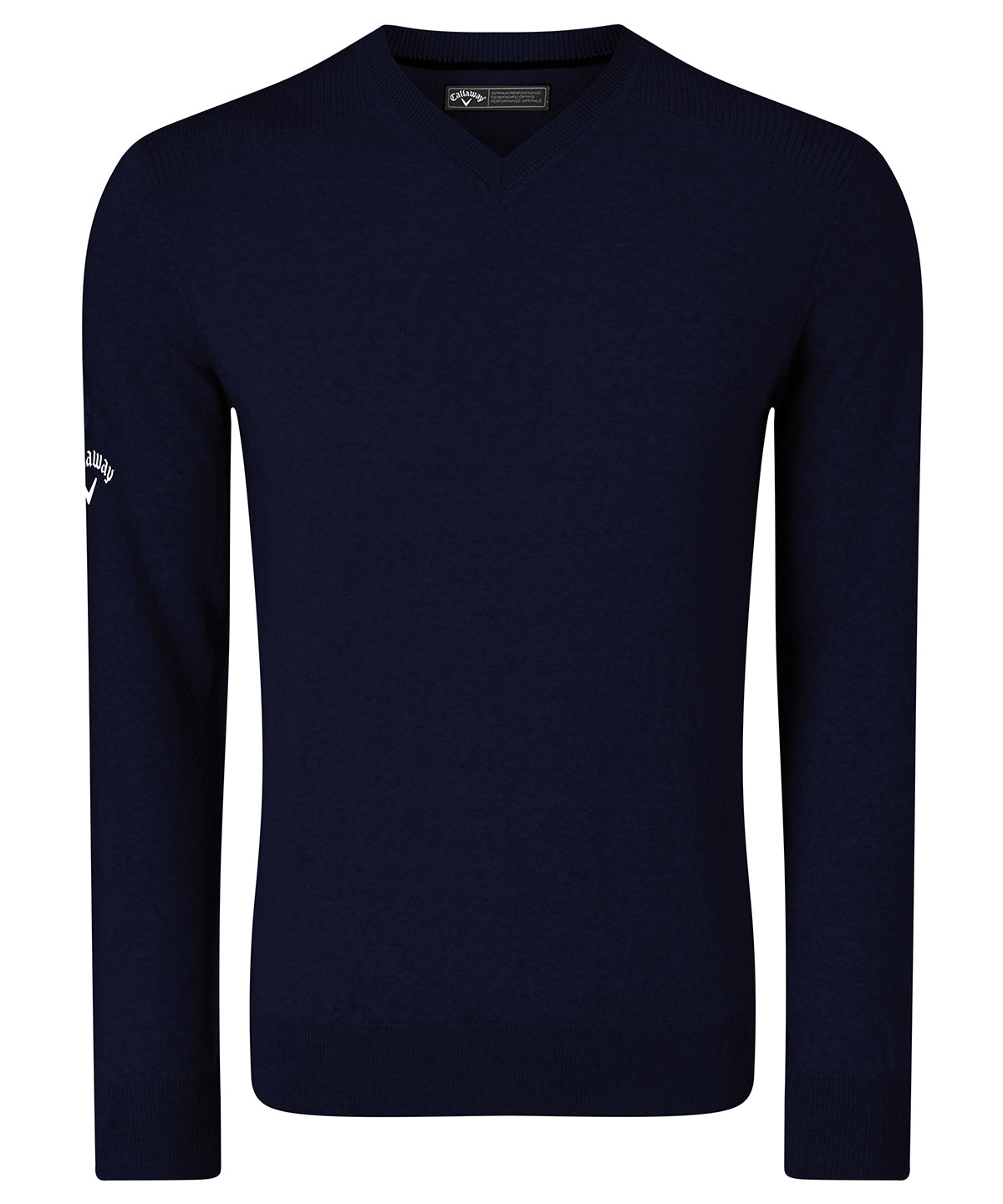 Callaway Ribbed V-neck Merino Sweater