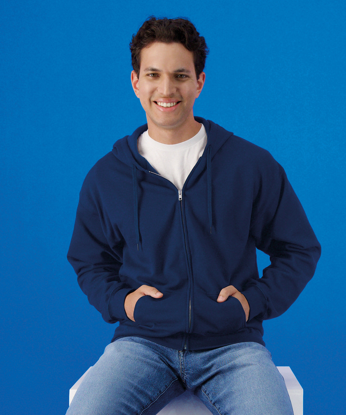 Gildan Softstyle™ Midweight Fleece Adult Full-zip Hooded Sweatshirt