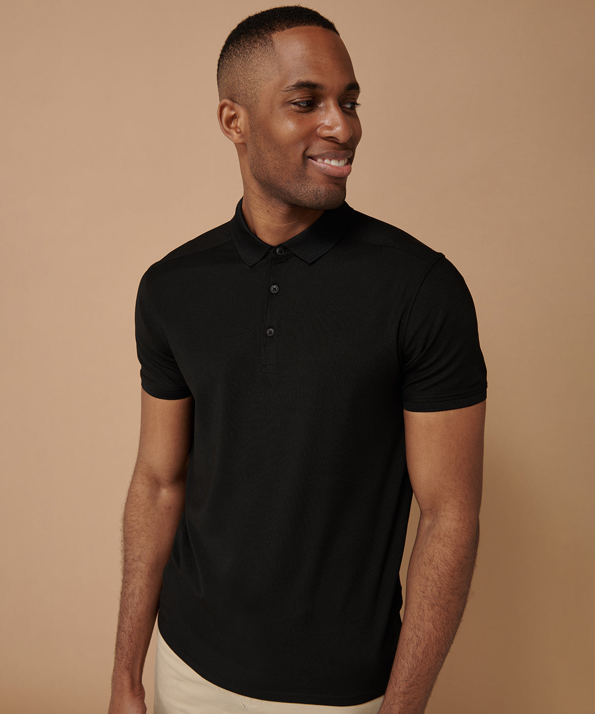 Henbury Stretch Polo Shirt With Wicking Finish (slim Fit)