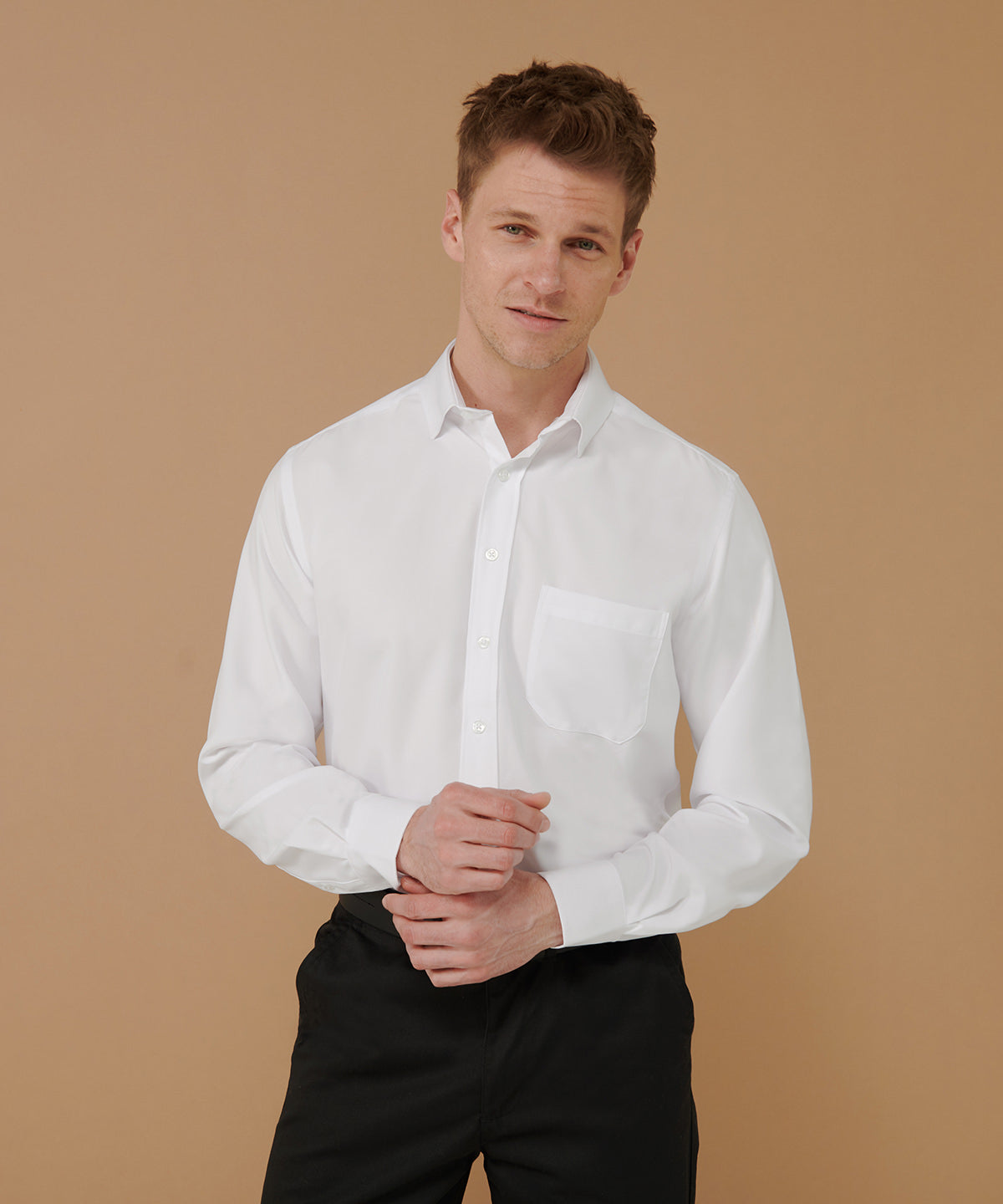 Henbury Wicking Antibacterial Long Sleeve Shirt