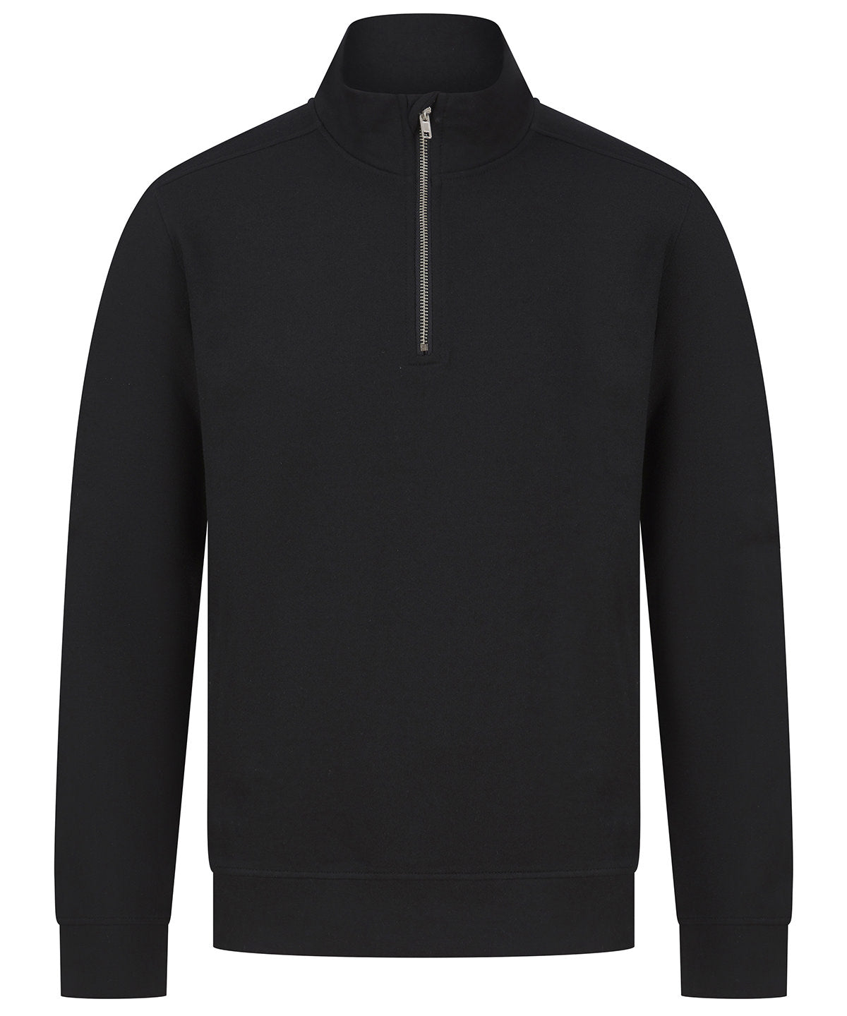 Henbury Unisex Sustainable ¼-zip Sweatshirt