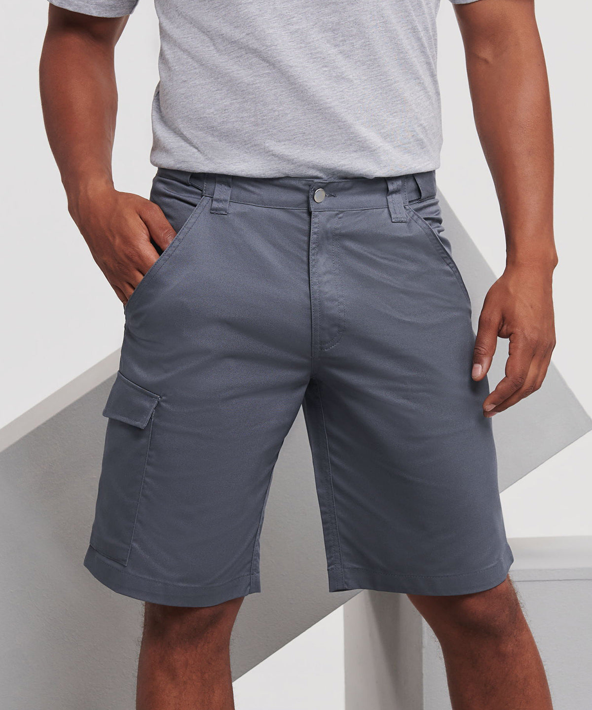 Russell Europe Polycotton Twill Workwear Shorts