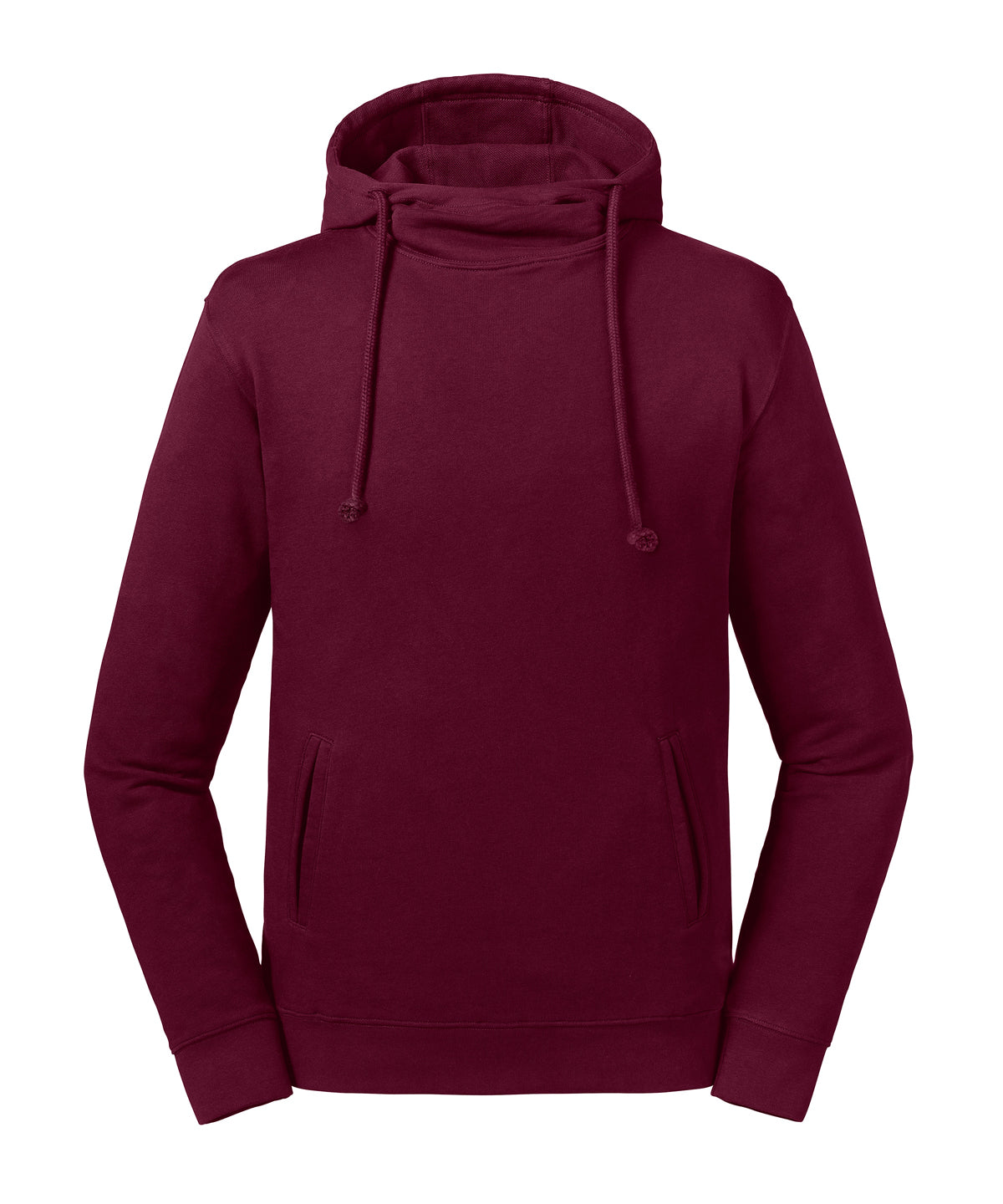 Russell Europe Pure Organic High Collar Hooded Sweatshirt