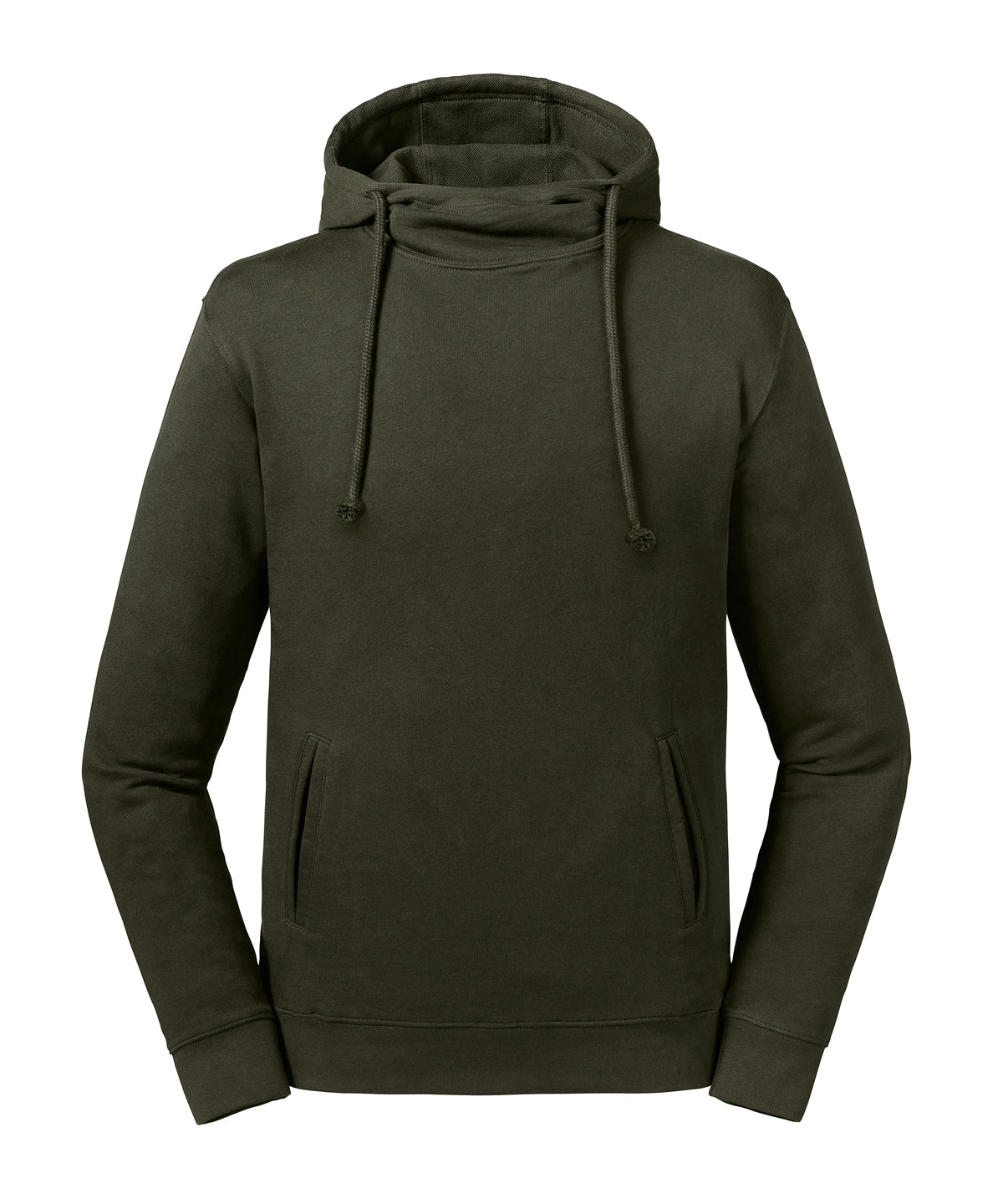 Russell Europe Pure Organic High Collar Hooded Sweatshirt