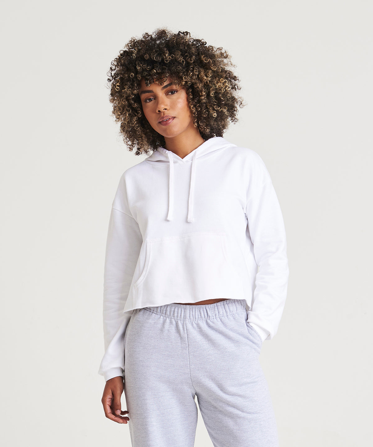 AWDis Just Hoods Women's Cropped Hoodie