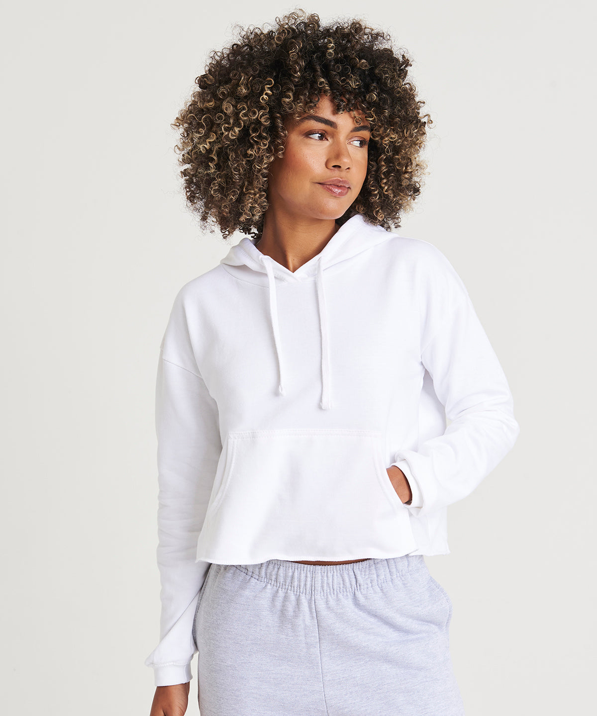 AWDis Just Hoods Women's Cropped Hoodie