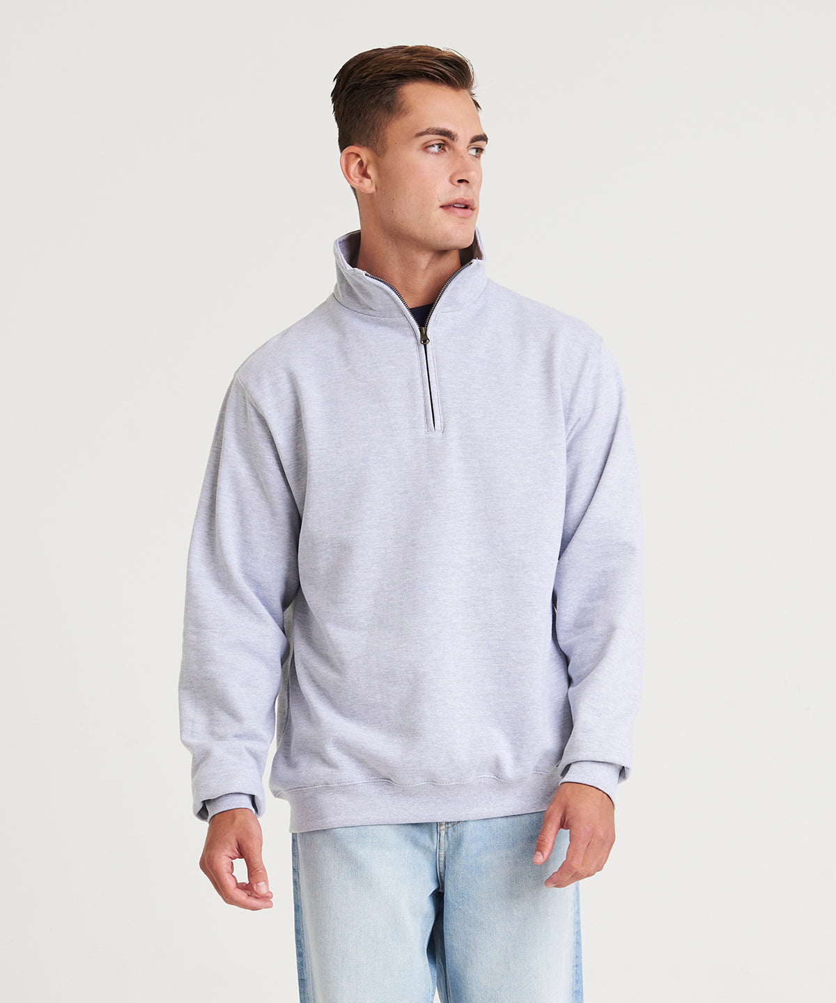 AWDis Just Hoods Sophomore ¼ Zip Sweatshirt