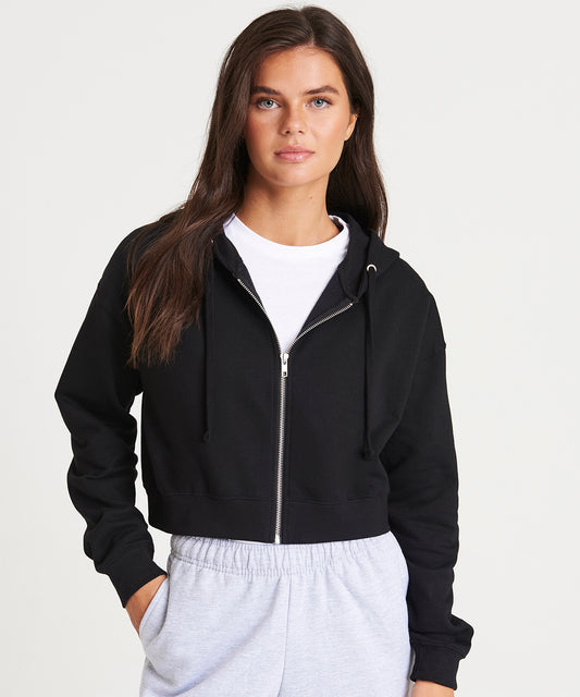 AWDis Just Hoods Women's Fashion Cropped Zoodie