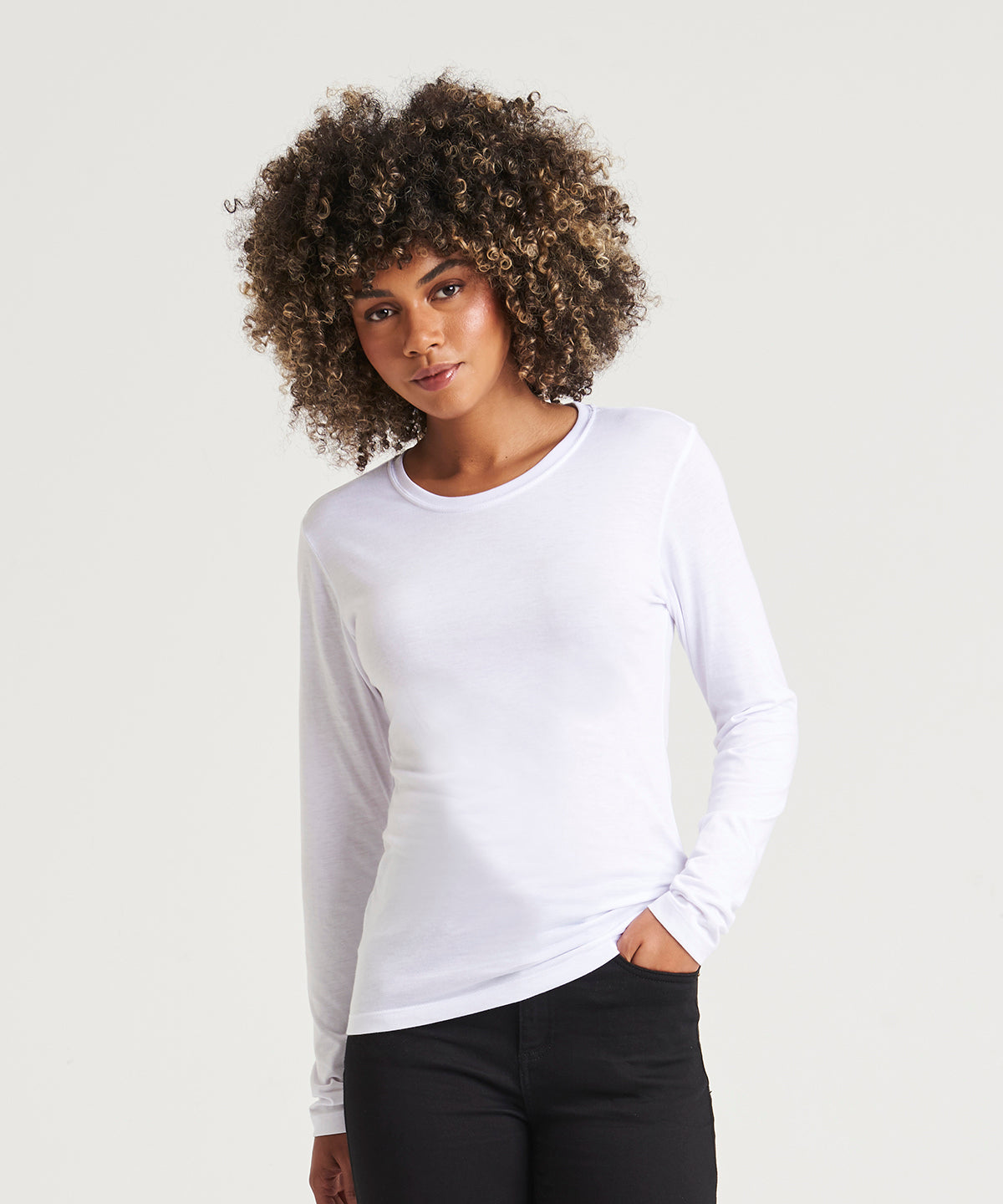 AWDis Just T's Women's Triblend T Long Sleeve