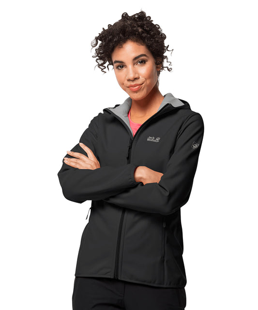 Jack Wolfskin Women’s Hooded Softshell Jacket (OL)