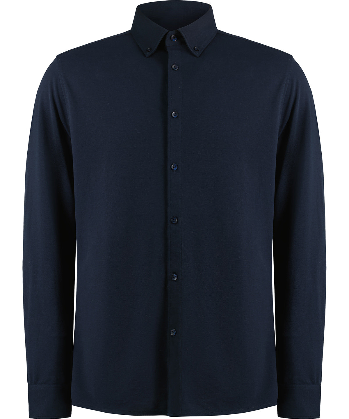 Kustom Kit Long Sleeve Superwash® 60° Piqué Shirt (tailored Fit)