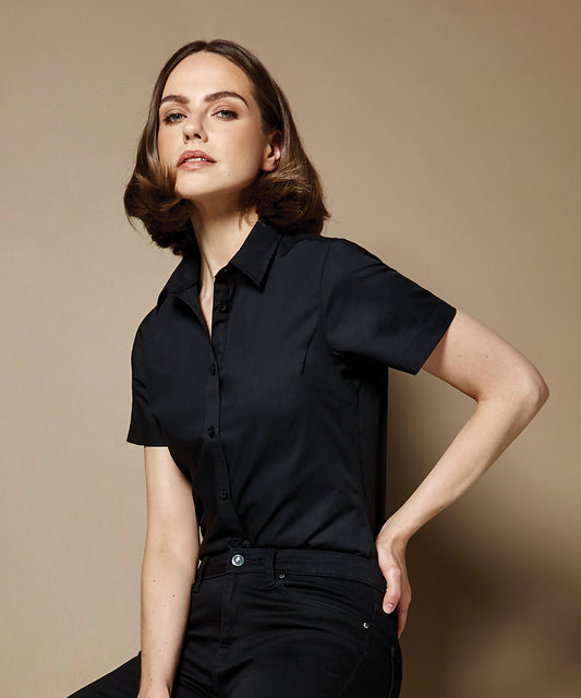 Kustom Kit Women's Poplin Shirt Short Sleeve