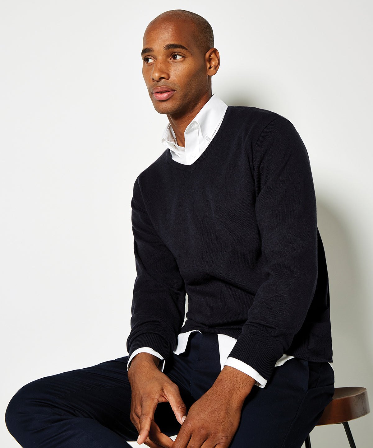 Kustom Kit Arundel V-neck Sweater Long Sleeve (classic Fit)