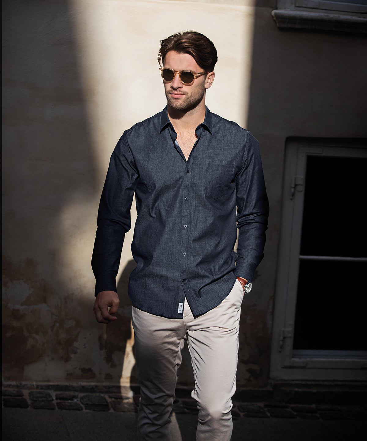 Nimbus Torrance Modern Fit – Raw And Stylish Denim Shirt